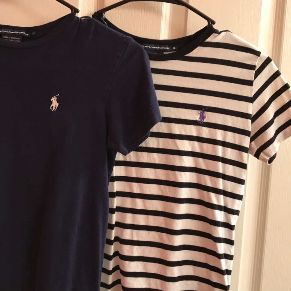 Set-- navy and black/white